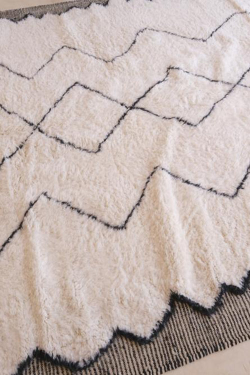 AFK Living vloerkleed Berber - handgemaakt - Wol - 348 x 249 cm