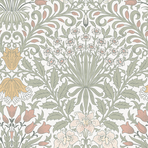 William Morris at Home Vliesbehang - Garden Soft Sage - 1000x52 - vtwonen shop