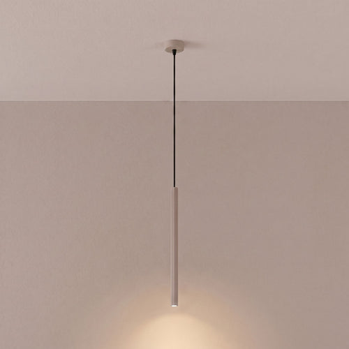 Sollux Lighting Hanglamp ARCHE 1 taupe - 8x8x120cm