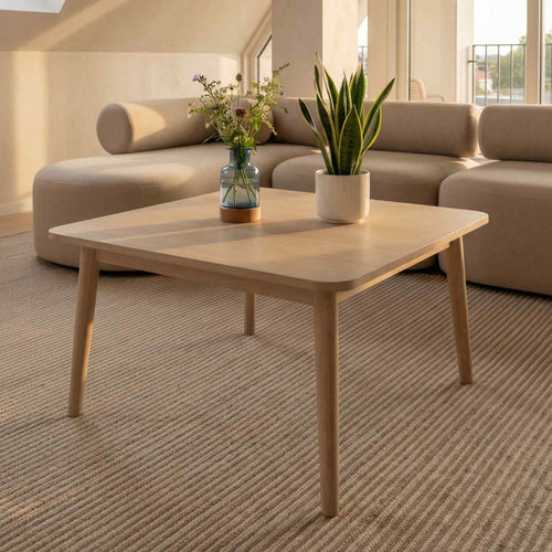 Furnhouse salontafel Nyborg - Witte olie - 90x90x52