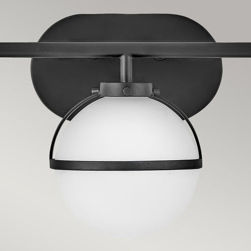 Elstead Hinkley Hollis Badkamer Wandlamp Zwart, IP44
