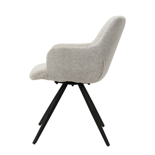 Livingfurn eetkamerstoel Sneak Natural - stof - vtwonen shop