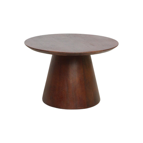 Raw Materials bijzettafel Bullnose Cone - donkerbruin - 55 cm - vtwonen shop