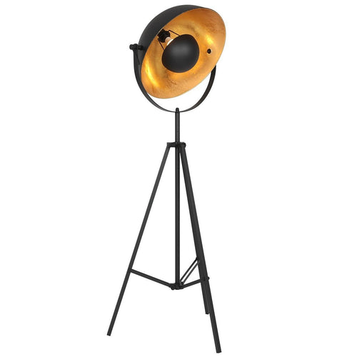 Steinhauer vloerlamp Sunflower - 1 lichts - 74  x 163   cm - zwart - vtwonen shop