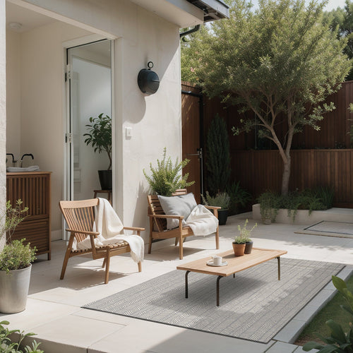 AFK Living vloerkleed Sylve - voor binnen en buiten - grijs - 160 x 230 cm - vtwonen shop