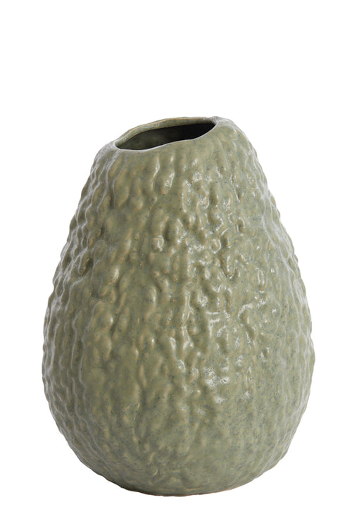 Light & Living vaas AVOCADO - 22.5x22x29.5cm - groen