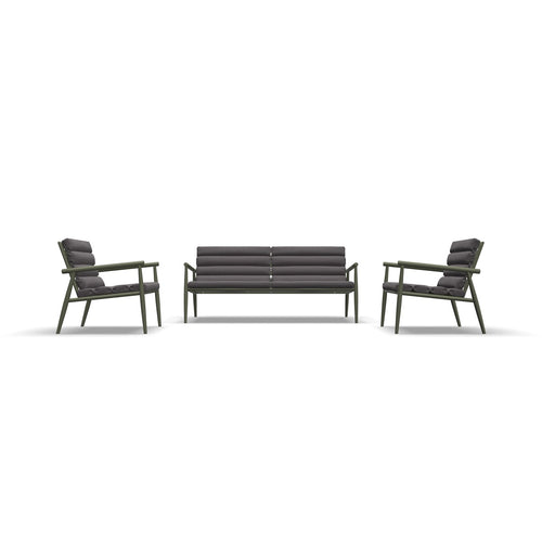 Lesli Living loungebank Harper - groen - 168x76x72cm