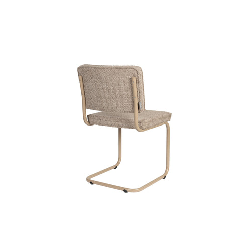Zuiver Ridge Soft Eetkamerstoelen  Beige - Set van 2