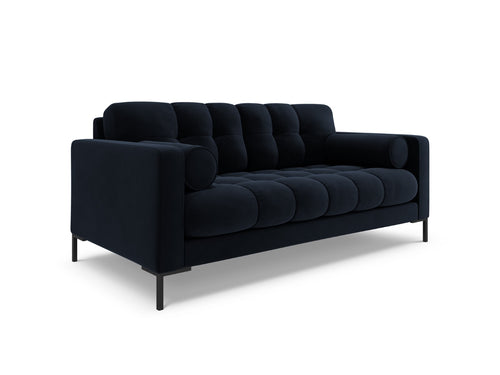 Cosmopolitan Design Bank Bali 2-zits, flueel, donkerblauw - 96x152x75cm