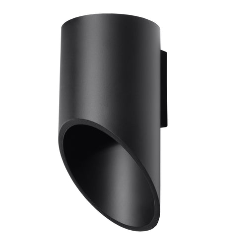 Sollux Lighting Wandlamp PENNE 20 zwart - 10x12x20cm