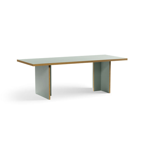 HKLIVING dinertafel rechthoekig – pale green – 220cm