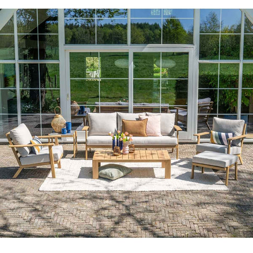 Garden Impressions Loungetafel Ariana 125x65xH35 cm - light teak look