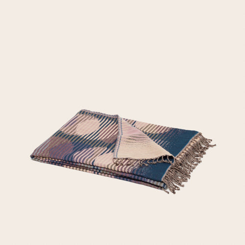 Madura Werpen Laïli blauw en 4 verschillende kleuren 140x200 cm