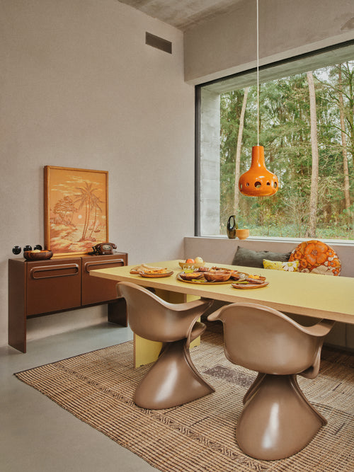 HKLIVING hanglamp Dangle – oranje