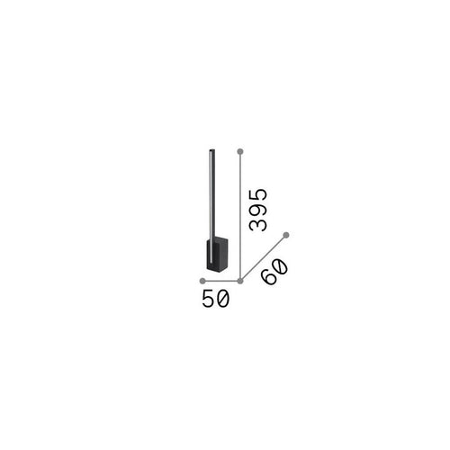 Ideal Lux ESSENCE Vierkante geïntegreerde LED-tafellamp wit 1400lm 3000K dimbaar
