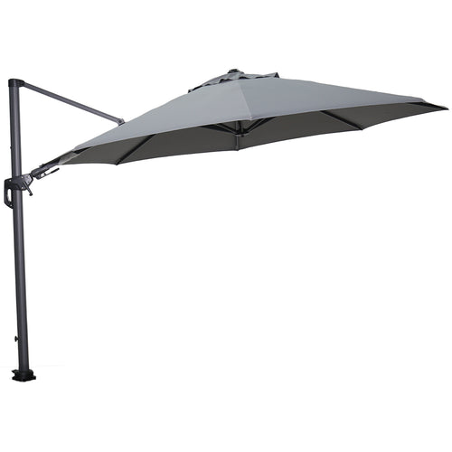 Garden Impressions zweefparasol Hawaii licht grijs doek - Ø350 cm