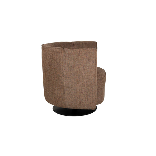 Dutchbone Flower Draaistoel Bruin - vtwonen shop