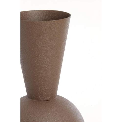 Light & Living vaas Chedi - bruin - Ø25cm