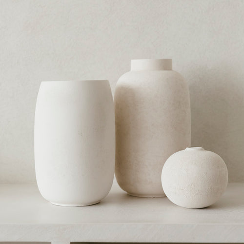 S|P Collection - Vaas 20xH34cm wit Bullet - vtwonen shop