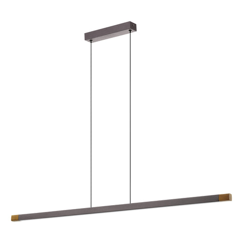 EGLO hanglamp Lisciana - led - 126 cm - grijs/bruin/wit - dimbaar