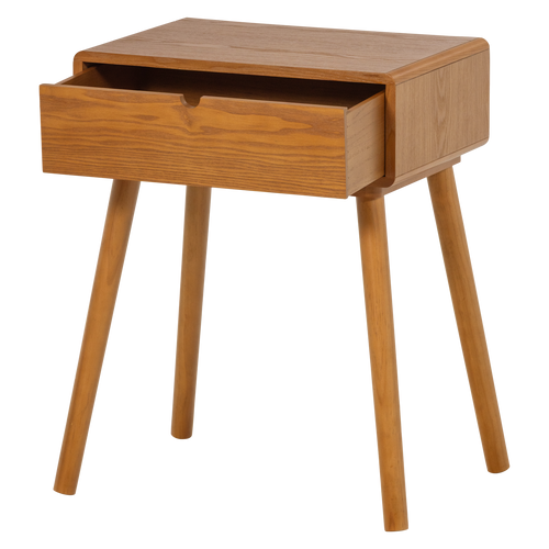 WOOOD nachtkastje/ bijzettafel Nelo - Hout - Bruin - 54x36x30