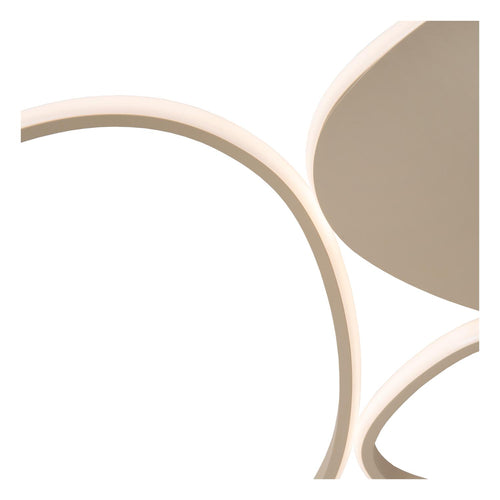 Lucide plafonnière SAMLING - Geïntegreerde LED - Taupe - vtwonen shop