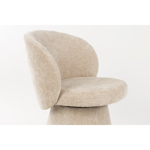 Housecraft Living Milly eetkamerstoel Taupe - vtwonen shop