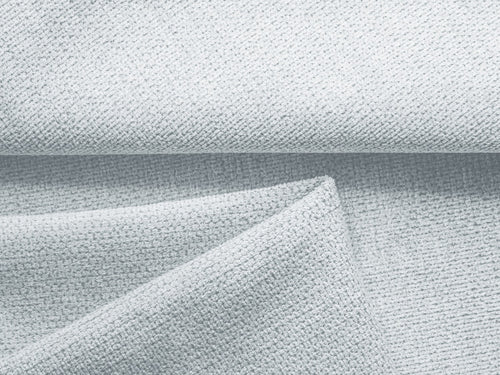 LaMiaSofa Poef Genova - chenille stof - lichtblauw - 65x65x44