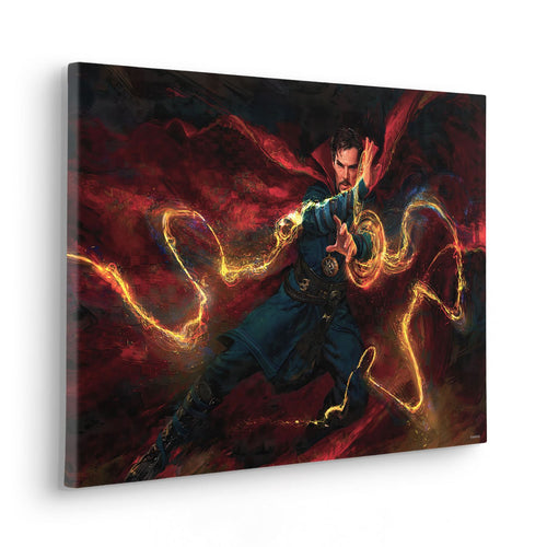 Komar vlies op frame Doctor Strange Tovenaar rood - 60 cm x 40 cm - 612826