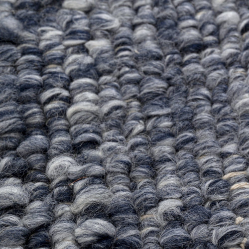 Kare Design Vloerkleed Boucara Ø250cm blauw