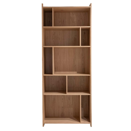 DÉJA Living Vakkenkast Lugo - Naturel Eiken - 80x40x200cm