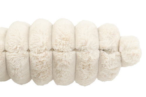 J-Line kussen large corduroy - polyester - beige