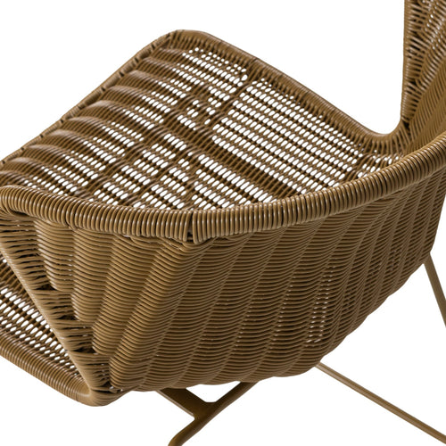 WOOOD tuinstoelen Wings - Honinggeel - Kunststof - 78x55x54 - Set van 2