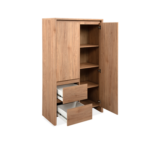 Calicosy - Dressoir SOREN - licht hout 86x40x140 cm
