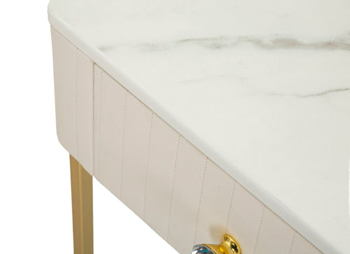 Mauro Ferretti tafel - set van 2 - 45x90-40x70 cm - crème