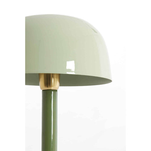 Light & Living tafellamp Marivet - groen - Ø25cm