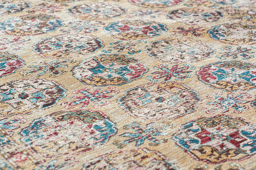 Antiquarian vloerkleed 7851 Brun Effacé - Multicolor - 140 x 200 cm