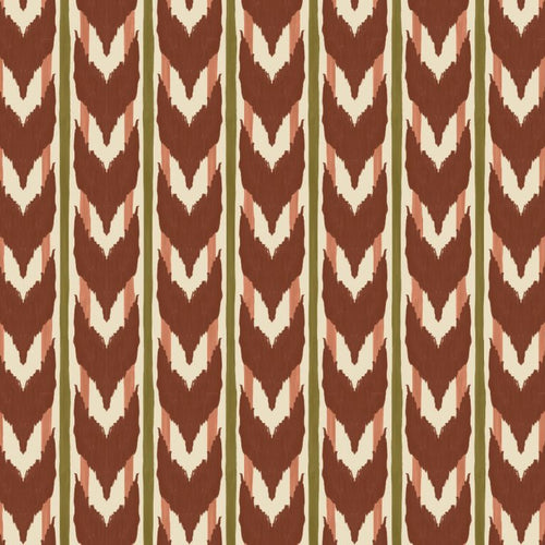 Catchii Behang Maison Artisan Ikat bruin - vtwonen shop