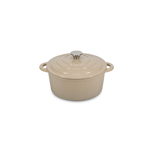 Salt & Pepper - Kookpot 26cm gietijzer beige Ferno - vtwonen shop