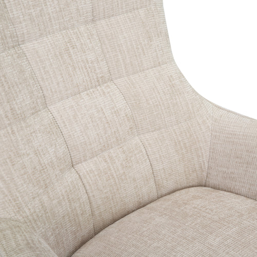 Livingfurn fauteuil Naomi Toffee - beige - stof - vtwonen shop