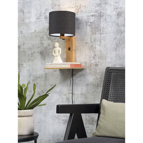 GOOD&MOJO wandlamp Andes - bruin - 19x24x36cm - vtwonen shop