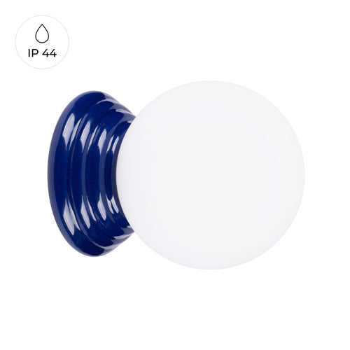 Sollux Lighting Wandlamp ZORI ultramarijn IP44 - 12x16x12cm