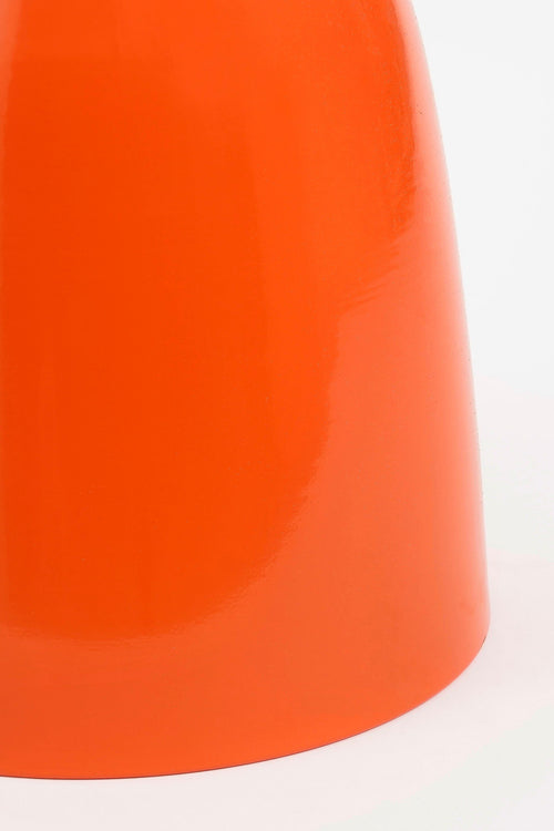 Mica Decorations Elliot Bijzettafel - H45 x Ø32 cm - IJzer - Oranje - vtwonen shop