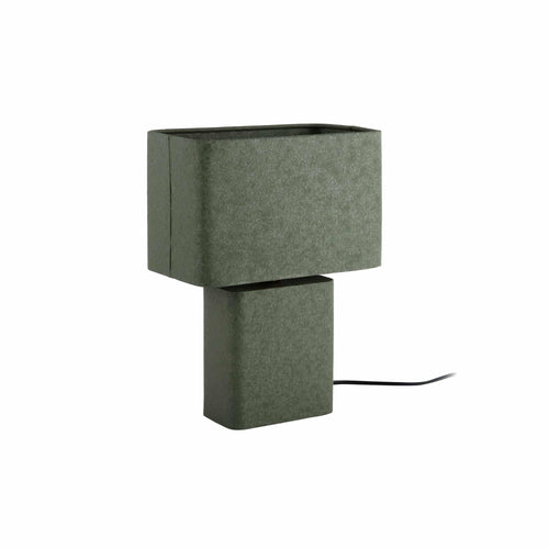 Leitmotiv tafellamp Boaz Recto - groen - 24x14x33cm