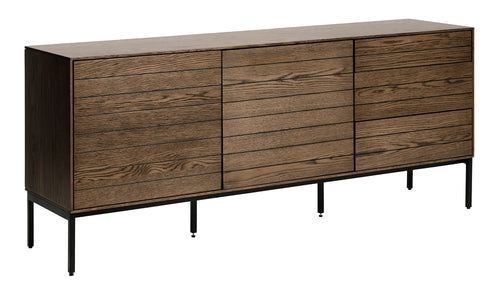 Rebellenclub dressoir yulee - l - smoked eiken - vtwonen shop