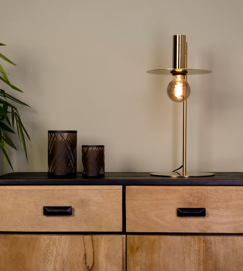 EGLO tafellampen Escandell - e27 - geelkoper