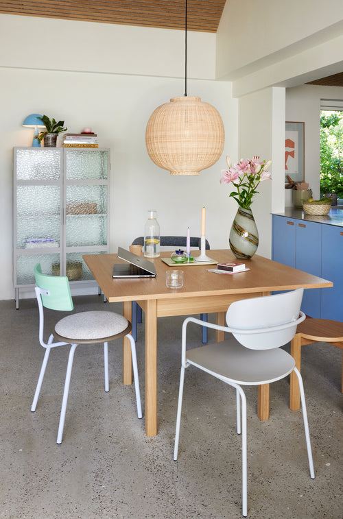 Hübsch zitkussen Muted - polyester - ø38xh4cm - vtwonen shop