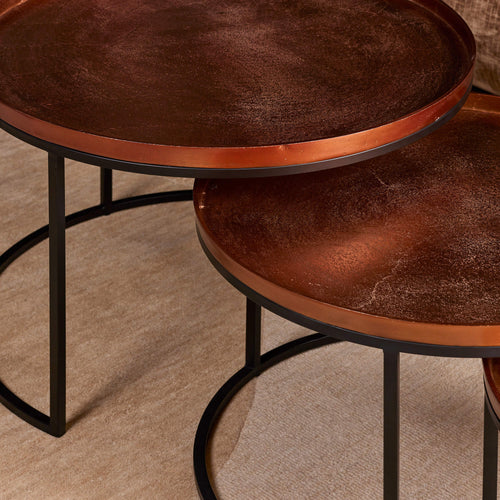 Starfurn  salontafel Clive - koper - 70x70x50cm - vtwonen shop