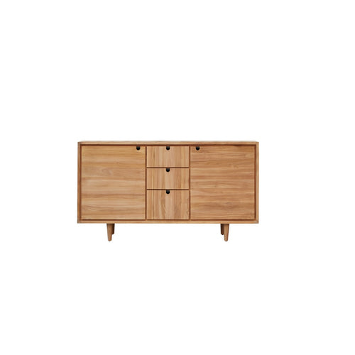Tikamoon Massief teakhouten badmeubel 145 cm - Naturel