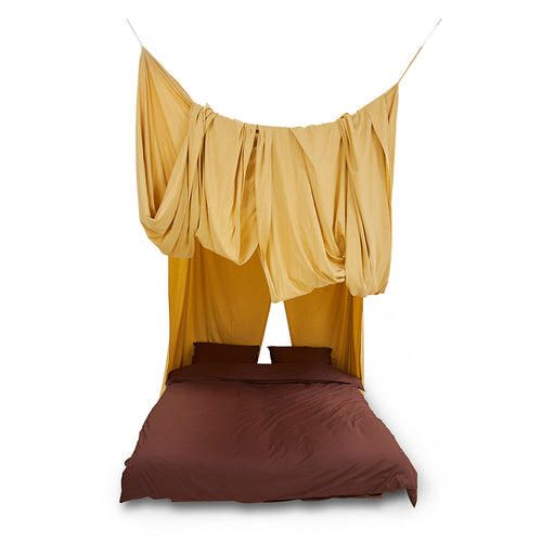 HKLIVING bedhemel – golden hour – geel - vtwonen shop